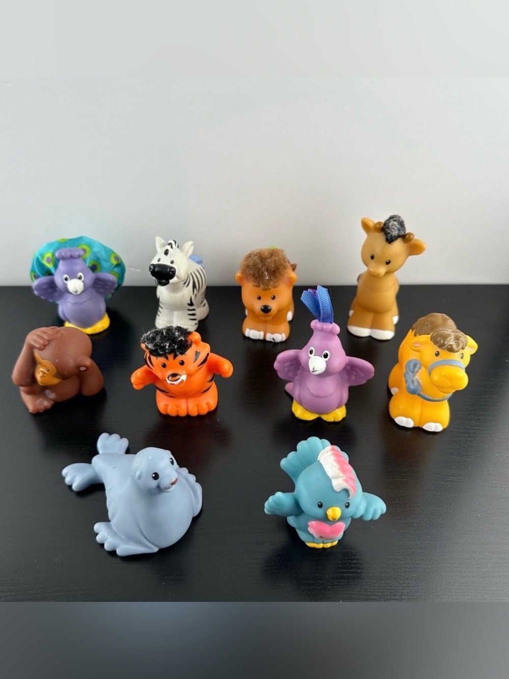 Fisher Price Little People Lot of 10 Zoo Animal Figurines